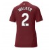 Manchester City Kyle Walker #2 Tredjedrakt Dame 2024-25 Korte ermer